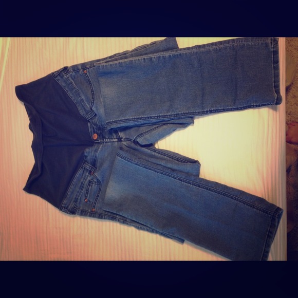 Gap and H&M maternity jeans
