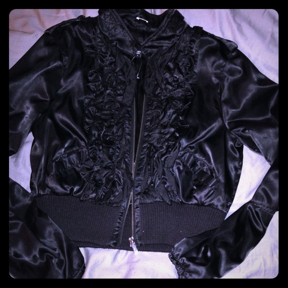 Silky Crop Jacket by bebe!!