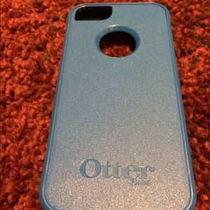 *BUNDLE* Blue Otterbox Commuter & 3 makeup bags