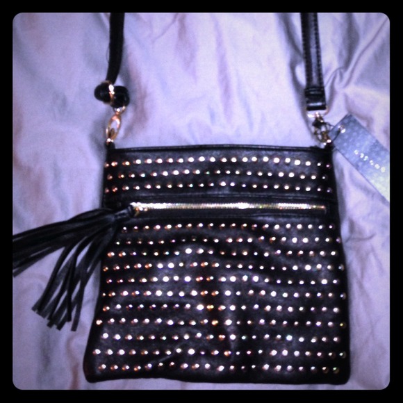 Brand New Studded Bag With Tassel Chain!!
