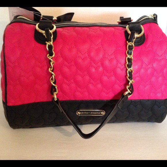 BETSEY JOHNSON Satchel "Will You Be Mine" NWT - Picture 2 of 4