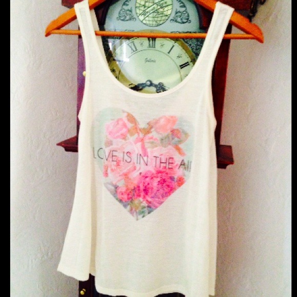 Tops - Charlotte Russe Graphic Blouse w/ V-Back
