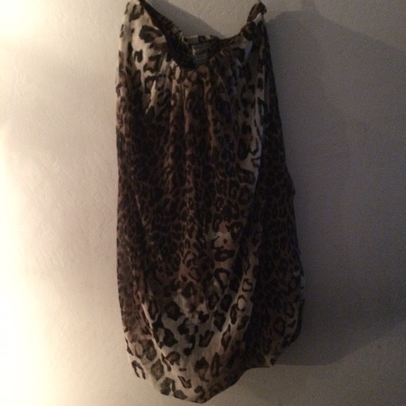 Cheetah print bubble dress