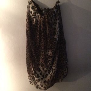 Cheetah print bubble dress
