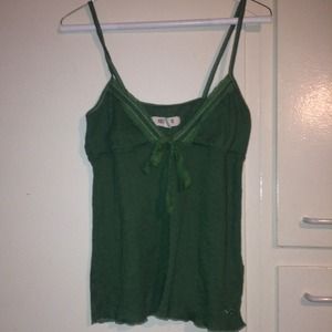 Green Hollister Tank Top