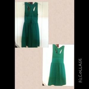 Green summer dress