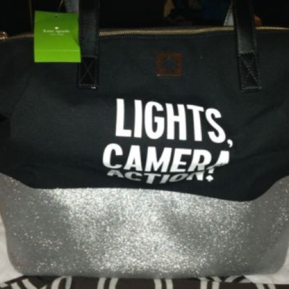 Bundled-Kate Spade Lights Camera Action Tote - Picture 2 of 2