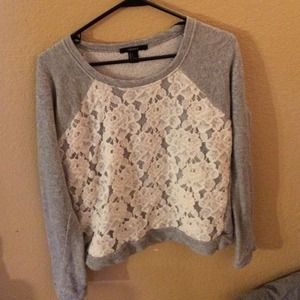 Floral Lace Sweater