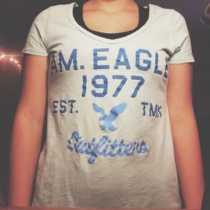 American Eagle V-Neck Tee Shirt