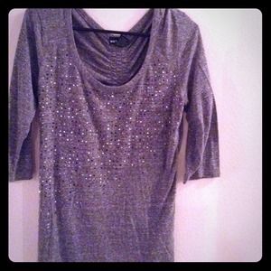 Cute Top with Rhinestones