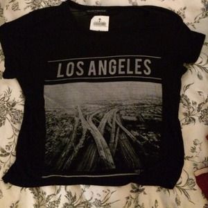 Brandy Melville Los Angeles crop top