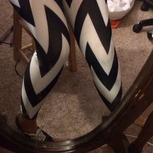 Chevron tights.