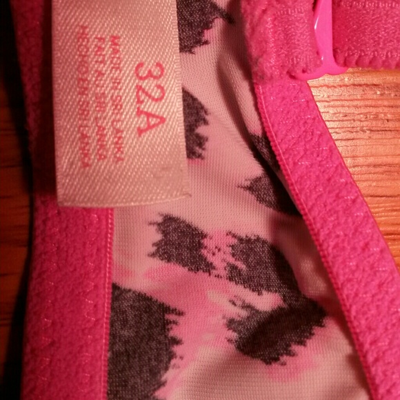 pink cheetah print bra - Picture 3 of 4