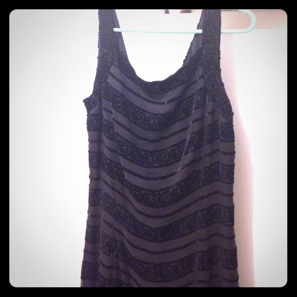 Black silk dress