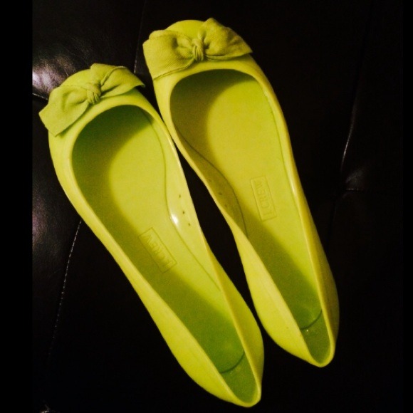 👠REDUCED! NEW J.Crew Jelly Flats in Neon Color!👠