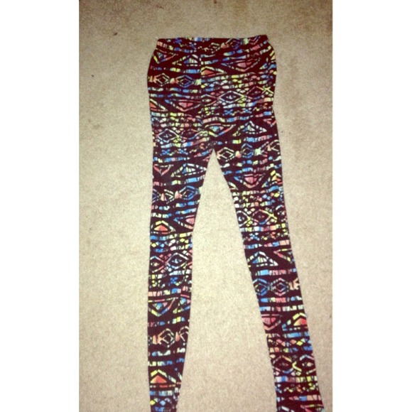 Tribal leggings.