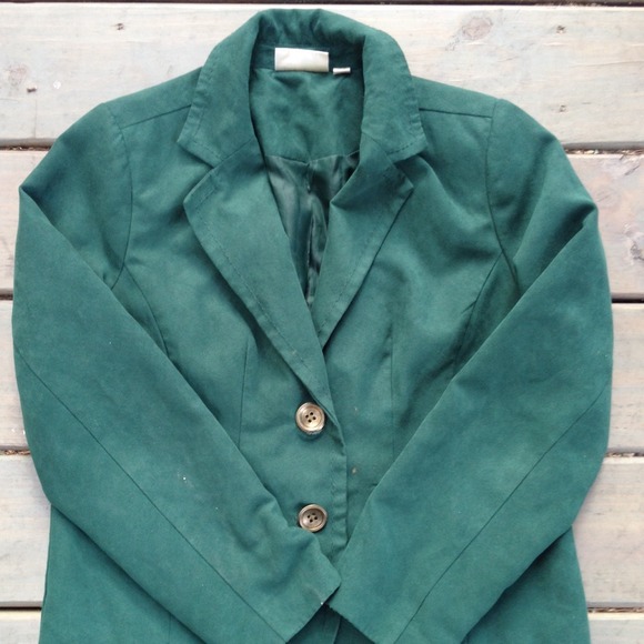 Green Fitted Jacket