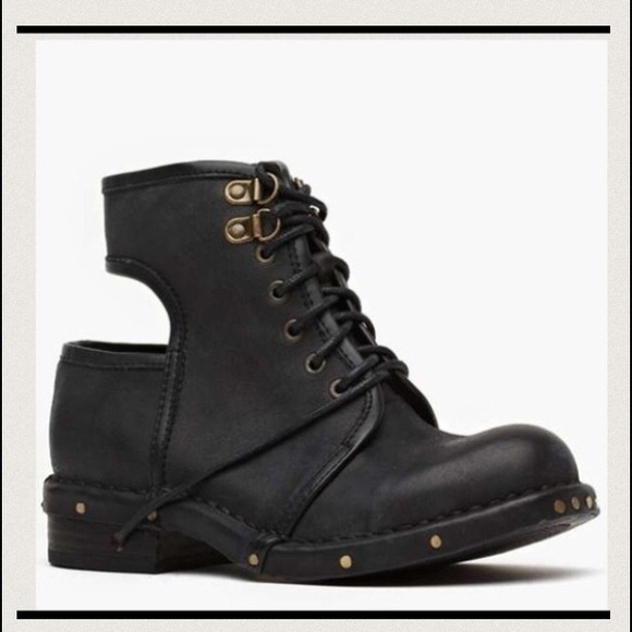 Rosie cutout combat boots