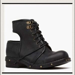 Rosie cutout combat boots