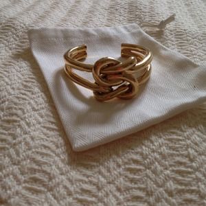 Authentic J. Crew Knot Bracelet with dust bag