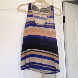 Authentic Joie striped tank - top. Size Small