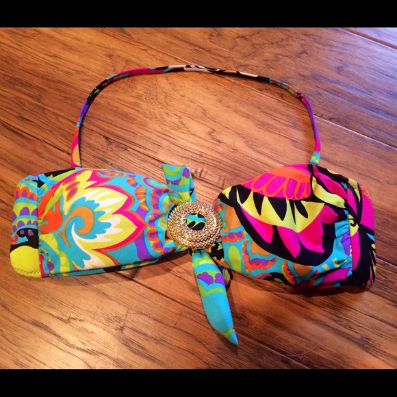 Trina Turk swimsuit. Top and bottom