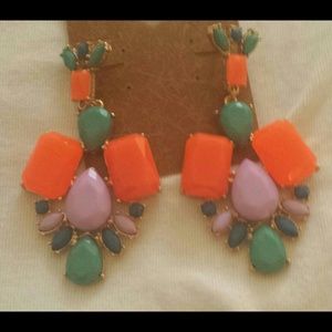 Neon Resin earrings