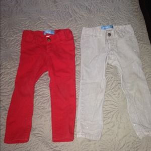 Two pairs of Old Navy Toddler Skinny Jeans