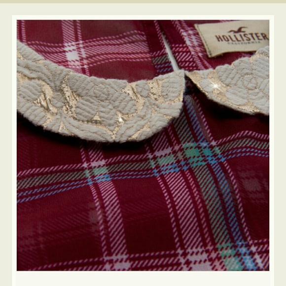 Red Peplum Top - Picture 2 of 4