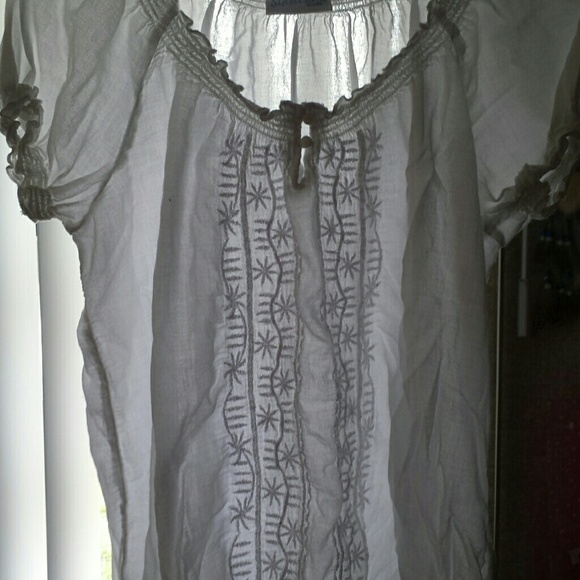 Light-weight white blouse