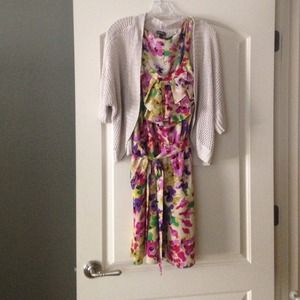 floral dress,shawl and Juicy Couture sweatsuit