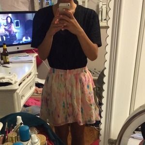 Multicolored skirt from forever 21