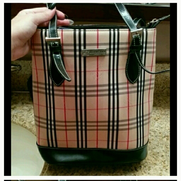 Burberry inspired handbag
