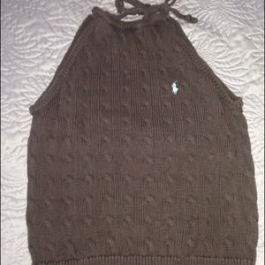 Polo Tie-neck Summer Sweater