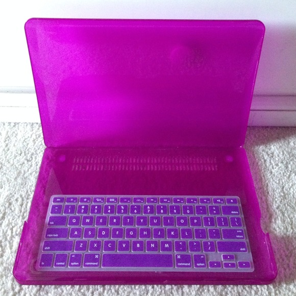 SALE!! Deep purple rubber coated hard case cover!