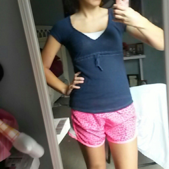 Dark blue top
