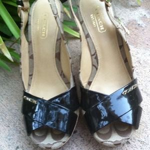 🎈REDUCED🎈 COACH Wedge Sandals!