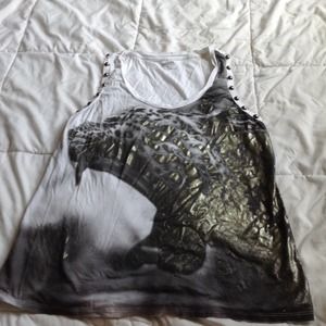 Leapard seal lion top from Express.