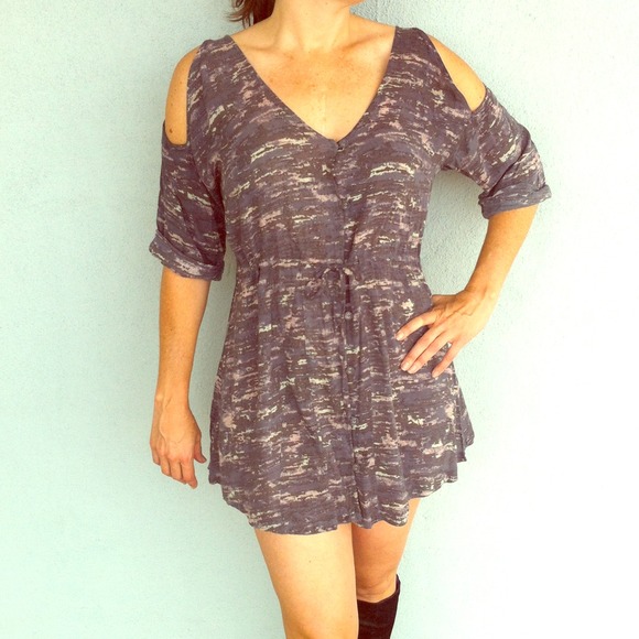 gray camo shirt dress ☀SUMMER SALE☀