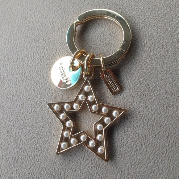 Really cute star coach keychain!