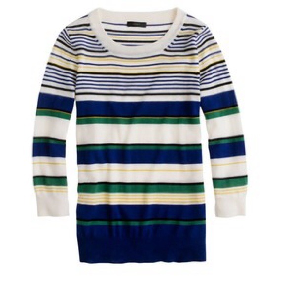 ❌BUNDLED❌• J. Crew Multistripe Tippi • NWOT • - Picture 2 of 4