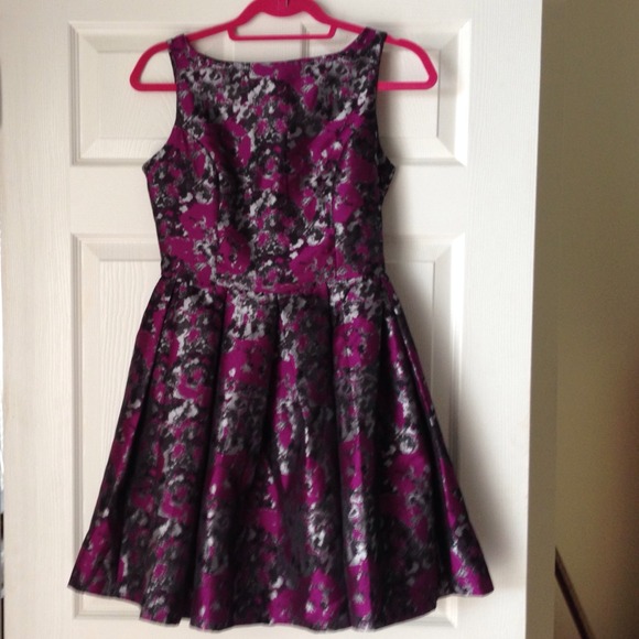 Purple cocktail dress