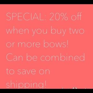 All bow orders!