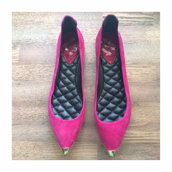 B Brian Atwood Shoes - B Brian Atwood suede flats