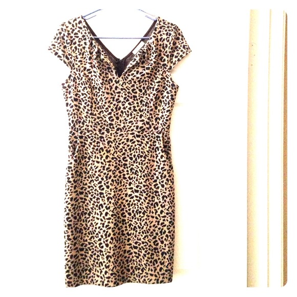 Cheetah print dress
