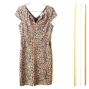 Cheetah print dress