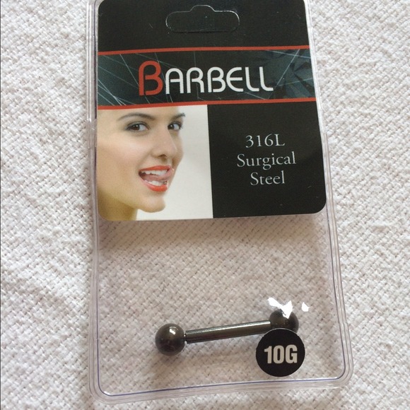 Surgical steel tongue ring - Picture 1 of 1