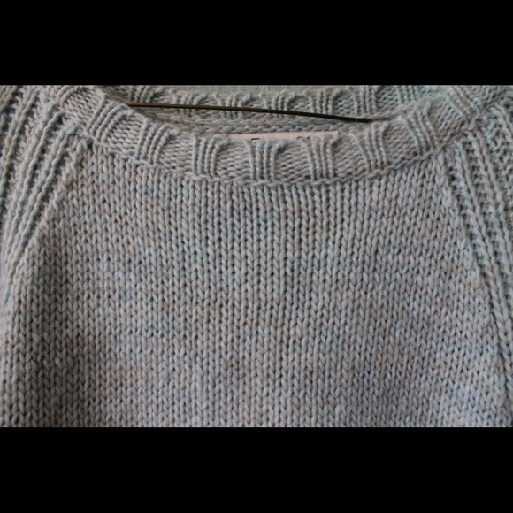 Light mint knit sweater - Picture 3 of 3