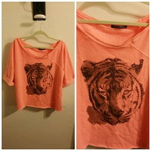 WILDFOX Tiger baggy beach jumper sz Medium / Large