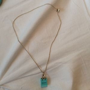Tiffany&co bag necklace and chain